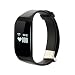 Produktbild iMusi Pulsuhr Schwimmen Smart-Armband Wasserdicht Fitness Gesundheit Activity Tracker Heart Rate Monitor Bluetooth 4.0 Wireless-Kalorien Zähler Schlaf Pedometer Sport-Armband mit OLED-Touchscreen