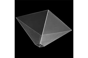 Luckxing Handy Hologramm Pyramide Projektor Folie Hologramm Projektor Pyramide, Holographic Display Stands Projektor, Holographic Display Stands Projektor Für jedes Smartphone