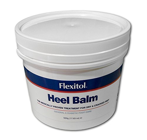 Flexitol Heel Balm 500g Tub - Proven Treatment for Dry & Cracked Feet - General & Diabetic Foot Care
