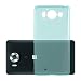 Produktbild Nokia Lumia 950 XL Silikonhülle in DURCHSICHTIG BLAU von Cadorabo - Ultra Dünn Slim Design TPU Schutzhülle – Handyhülle Bumper Back Case Cover in TRANSPARENT BLAU