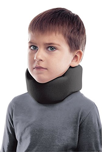 TOROS-GROUP Collarín cervical- Aparato Soporte Cuello- para el alivio del dolor Small Negro