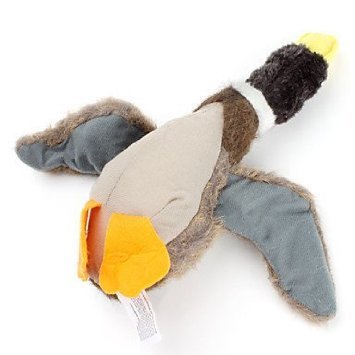Classic Dog Toys Stuffed Squeaking Duck Dog Toy Plush Puppy Honking Duck for Dogs(Random Color))