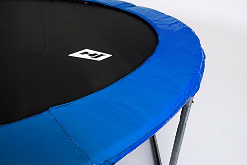Hop-Sport Gartentrampolin 244, 305, 366, 430, 490 cm Komplettset inkl. Innennetz Leiter Wetterplane Bodenhaken Blau - 3