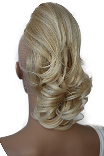 PRETTYSHOP Voluminöses Haarteil Hair Piece Pferdeschwanz Zopf Ponytail ca 35cm diverse Farben (blond mix H91_25T613) - 2