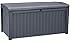 Keter Aufbewahrungsbox Borneo, Grau, 416L