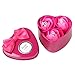 Produktbild 3 Stücke Rose Blume Seifen, LSAltd Mode Herzform Duftenden Bad Körper Seife Hochzeit Geschenk Wohnkultur (Pink)