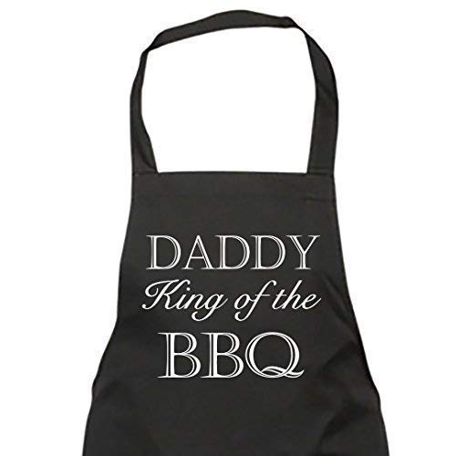 papa King of the Barbecue Tablier cadeau fête des Pères Anniversaire Noël