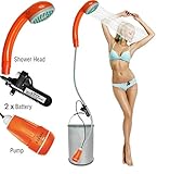 ▶ Wiederaufladbare 2200-mAh-Lithiumbatterie: Direktes Laden über USB-Anschluss, Autoadapter oder Computer, Laptop über das mitgelieferte 5-V-USB-Ladekabel. Volle Ladung ermöglicht eine ununterbrochene Nutzung von bis zu 45 Minuten. Die Batterie kann an der Wasserleitung befestigt werden, anstatt zufällig auf den Boden geworfen zu werden.