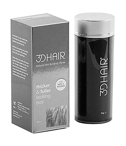 3DHair Natural Hair Building Fibres Dark Grey 35g