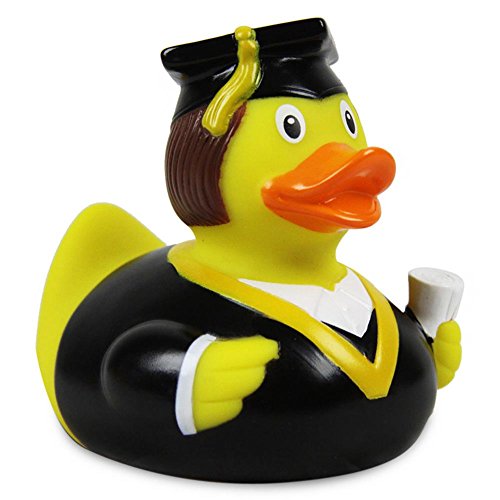 HC-Handel 919820 Vinyl Badeente Bachelor Gummiente 8 cm