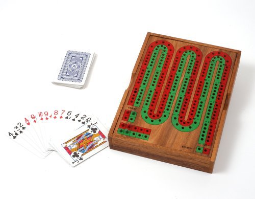 Preisvergleich Produktbild Cribbage Brett Zählbrett aus Holz Kartenspiel Noddy
