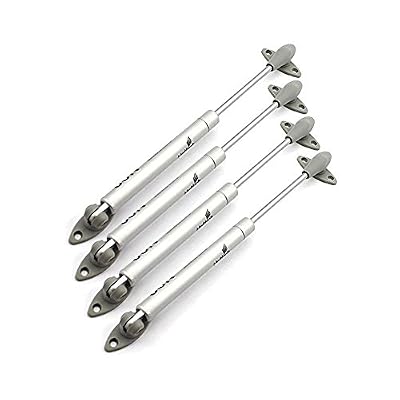 Hettich Hydraulique Amortisseur de Porte Armoire Meuble de Cuisine Abattant Ressort Vérin à Gaz 49610 Pneumatique Soutien pour Levage de Meuble Relèvement Support Charnière Lift Pression 80N Fermeture Douce Marque Allemande Lot de 4