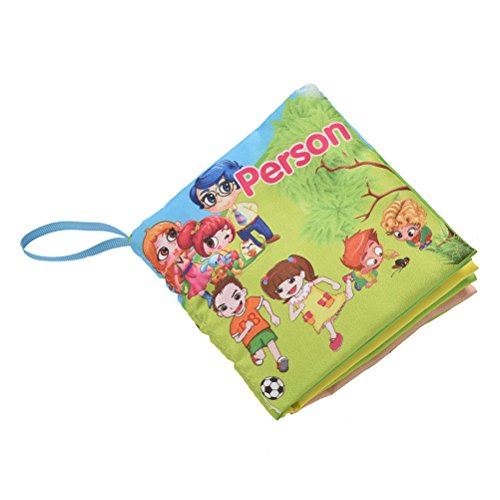 SNNplapla 1 Pack Intelligence Development Cloth Cognition Book Learning & Activity Toys for Kids Baby (Person)