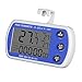 Produktbild XLWDJ Kühlschrank-Thermometer, Wasserdichtes Mini-tiefkühlthermometer, Digitales Thermometer Mit Haken, LCD-anzeige,  / -Schalter, Für Küche, Zuhause, Restaurants