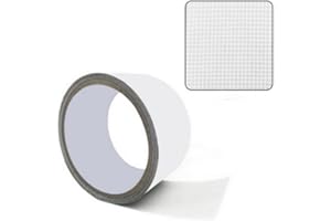 N+B Screen Repair Tape Mosquito Net Repair Tape Self Adhesive Screen Fiberglass Mesh Patch Repair Waterproof Screen Patch Repair for Window and Door Screen Repair Anti-Mosquito (White)
