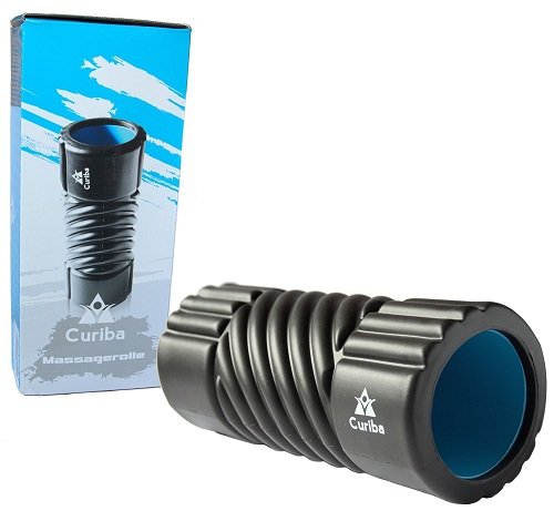 Faszienrolle Massagerolle mit Spezial Oberfläche für Intensive Faszienmassage inkl. Anleitung Rückenrolle Fitnessrolle - 7