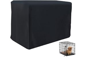 Frunimall Copertura per gabbia per cani per animali domestici, copertura per cuccia per animali domestici, resistente 210D, in tessuto Oxford, per gabbia per cuccioli, fornita per casse metalliche (S)