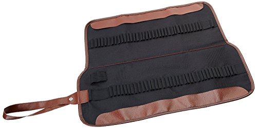 Feelily Retro Leinwand Bleistift wickeln 72 Farbe Colored Pencil Wrap Roll up Holder, Weichen Bleistift Beutel für Schule Büro Kunst，Schwarz(Keine Bleistifte) - 3