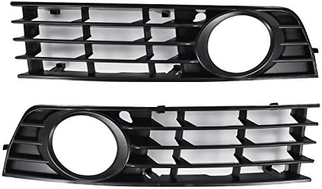 FRONT LOWER SIDE BUMPER FOG LIGHT GRILLE VENT PAIR FIT FOR AUDI A4 B6 02-05