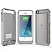 Price comparison product image Kaenaa™ iPhone6 Battery Charge Case, Ultra-slim Protective Extended Iphone 6 Battery Charging Case (4.7) with Removable / Rechargeable Power Cover [Fits All Versions of the Apple Iphone 6 / 2400mah Battery Pack / Full Ios 8 Compatible Support / No Signal Reduction / Apple Certified Chip / 4.7 Inch-model Only] (K-i6-BC-Gray-uk)