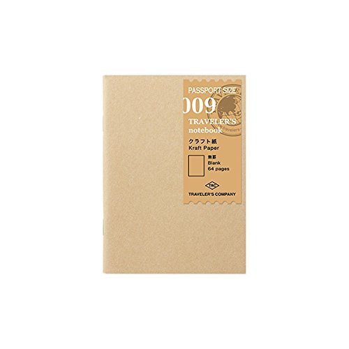 Refill 009 Kraft Paper para traveler' S Notebook Passport Size PP