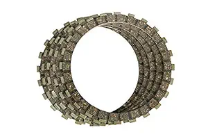 Aluminium Bike Clutch Plates Kit for Hero Super Splendor/Glamour (Set of 5)
