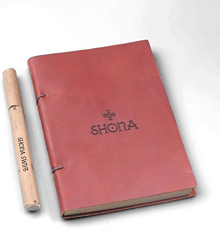 New Town Creative Bespoke Monogrammed Leather Journal Diary & Pen - Personalised Gift with Free Custom Engraving - Best Gift for Him or Her, Writers, Students, Teachers or Travellers
