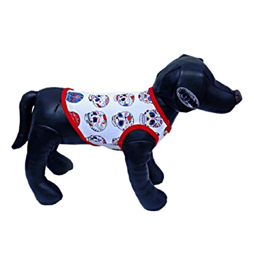 FEITONG-Pet-Puppy-Small-Dog-Cat-Pet-Clothes-Skull-Vest-T-Shirt-Apparel-Clothes