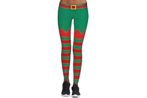 Imbry Women's Christmas Costume Leggings Workout Running Tights Yoga Pants