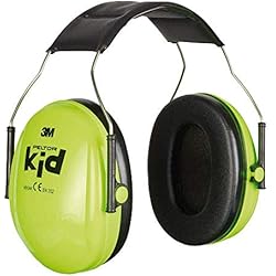 3M Peltor Kid - Casque antibruit idéal pour enfants sensibles aux bruits forts - Atténuation 27 dB - 1 x casque de protection auditive vert - Taille - S
