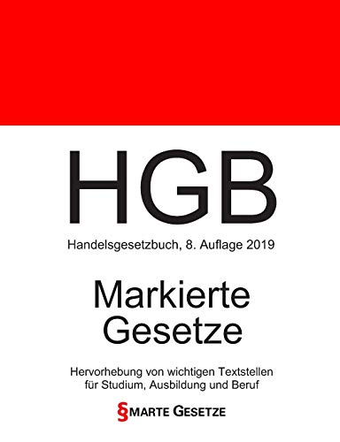 HGB, Handelsgesetzbuch, Smarte Gesetze, Markierte Gesetze: Hervorhebung von wichtigen Textstellen f