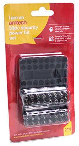 Am-Tech 33 Stück Security Power bit Set, L3350 - 2