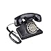 Produktbild Falliback Wählscheibe Telefon Vintage Old Fashioned Festnetztelefone Klassische Metallglocke Handfree und Wahlwiederholungsfunktion Schwarz Home Decor