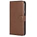Price comparison product image DENDICO Galaxy J7 2015 Case, Premium Slim Leather Wallet Case Flip Folio Stand Case with Card Slots for Samsung Galaxy J7 2015 - Brown