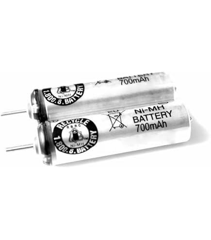 vhbw batteria compatibile con Panasonic ER-GB40, ER-5209, ER-CA35, ER-CA70, ER-GB60, ER-5210 rasoio elettrico (2000mAh, 1,2V, NiMH