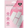 ORENAME Double-Sided Tape for Fashion, Tape for Clothes, Fabric Tape for Women's Clothing and Body, All Day Strength, Invisible, Transparent, No Residue, Strong, Pink (36)