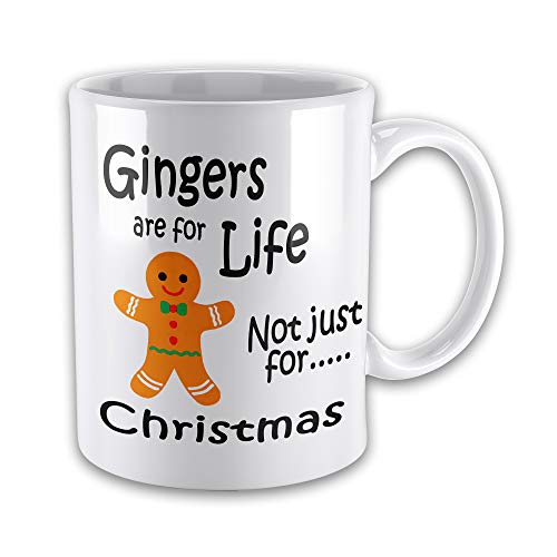 Gingers are for Life Not Just for Christmas Funny Novelty Gift Mug