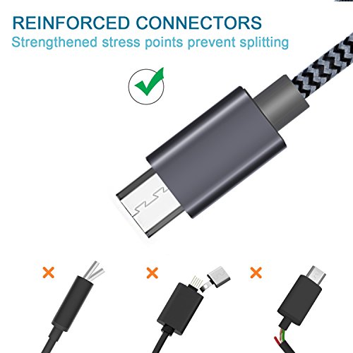 C ble Micro USB Lot de 2 1M AOSTA Chargeur Micro USB en Nylon Tress Rapide Chargeur C ble Charge Synchro Cable USB pour Samsung S7 S6 S7Edge S5 S4 Nexus LG Huawei HTC Kindle Smartphone et Encore Gris et Noir reviews C ble Micro USB Lot de 2 1M AOSTA Chargeur Micro USB en Nylon Tress Rapide Chargeur C ble Charge Synchro Cable USB pour Samsung S7 S6 S7Edge S5 S4 Nexus LG Huawei HTC Kindle Smartphone et Encore Gris et Noir