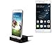 Produktbild Dockingstation für Huawei P9 Lite Dual Sim, schwarz | Ladestation inkl. Micro USB Datenkabel Ladekabel, Dock Ladegerät Tischladestation - K-S-Trade(TM)