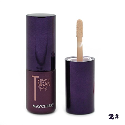 Tanali Waterproof T Zone Oil Control Liquid Concealer Face Primer Foundation 2#