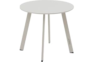 Hespéride - Table d appoint de Jardin Ronde saona Argile 50 x 45cm en Acier