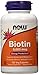 Produktbild NOW Biotin 5000 mcg 120 Kapseln Vitamin B8
