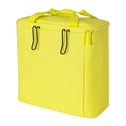 Preisvergleich Produktbild IKEA SOMMAR 2017 Fahrradtasche in grüngelb; für hinten; (40cm)