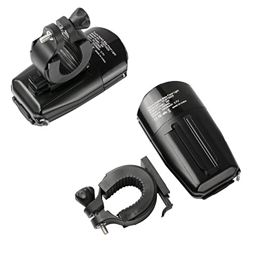 LED Fahrradbeleuchtung, iSolem wiederaufladbar Fahrradlicht Fahrradlampen Frontlicht & Rücklicht (50 Meter Leuchtkraft, 3 Licht Modi, IP65 Wasserdicht) - 7