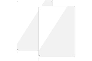 ANDCHI 2pcs Leeres Alu-Schild Weiße Schilder Nachrichtentafel Metal Weiße DIY Tafel, 25x35cm