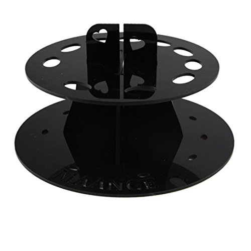 Makeup Brush,Vidlan 10 Hole Oval Makeup Brush Holder Drying Rack Organizer Cosmetic Shelf Tool