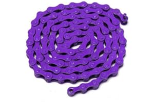 Viviance 1/2 x 1 / 8inch 96 Links Single Speed ??Colorful Chain Fixed Gear MTB BMX Bicycle Bike Sport Road - Purple