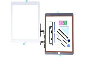 5665 Digitalizzatore bianco per pad 9.7 (A1822, A1823) / pad 5 pad Air 1. Digitalizzatore touch screen, ricambio per vetro frontale con kit di riparazione attrezzi + colla