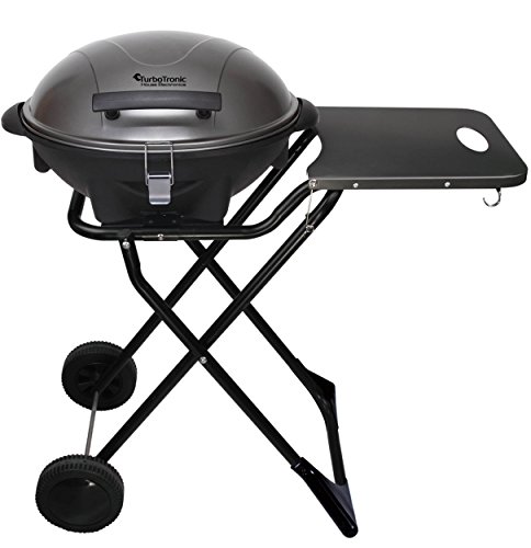 BBQ Elektro-Grill 2200 Watt mit 40 x 33 cm Grillplatte und 3 Meter Kabel, dank der Räder perfekt als Grillwagen, sicherer Stand, Kugelgrill, Tischgrill Standgrill Barbecue, Indoor & Outdoor - 6