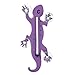 Produktbild HAB & GUT -TG001-PURPLE Fenster-Thermometer Gecko VIOLETT Metall, 14 cm 4 Starke Saugnäpfen Befestigung innen/außen